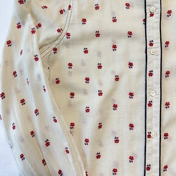 Mossimo Women’s Western Style Button Down Shirt Floral Print  Size Large - Picture 3 of 6